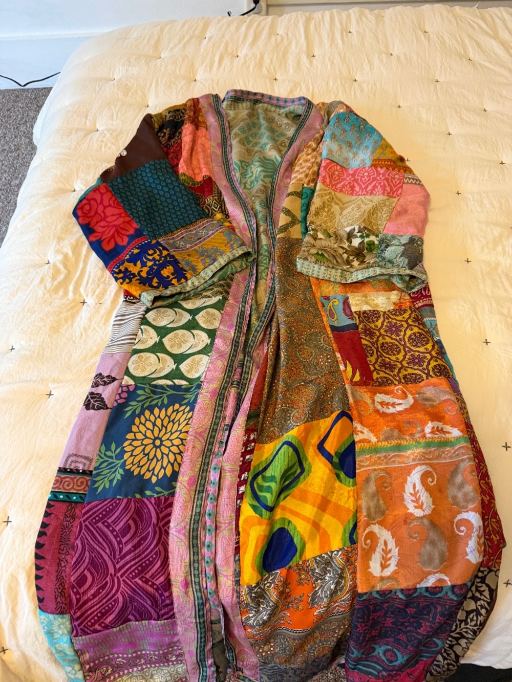 Reversible Satin Robe